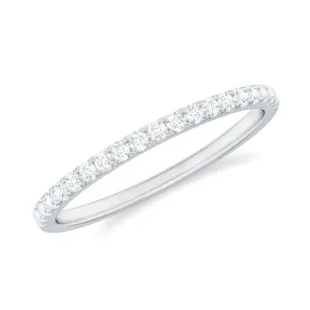 0.25 CT Stackable Diamond Eternity Ring in Fish Tail Setting