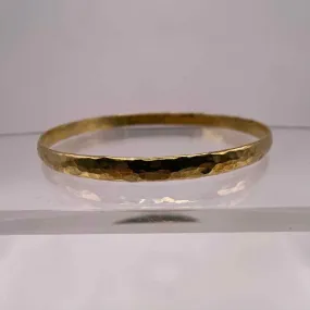 18KY YELLOW GOLD BANGLE BRACELET