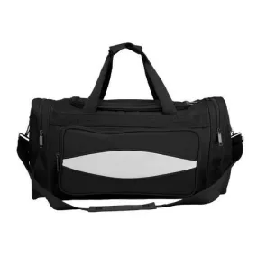 20 Inch Black 600HD Tuff Cloth Canvas Duffel Bag