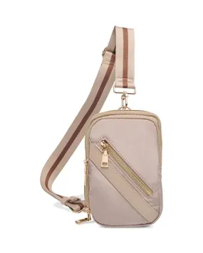 Accolade Sol & Selene Convertible Belt Bag, Tan/Beige