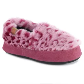 Acorn Kids' Moccasins Slipperss - Pink Ocelot, K8/9 | A10089BTJ8-9