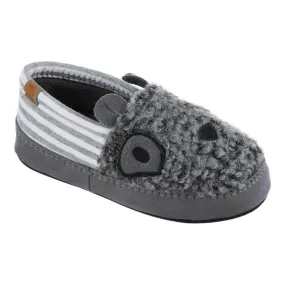 Acorn Kids' Slippers - Critter Novelty Moc, Stormy Grey, K10/11 | A20152STG10-11