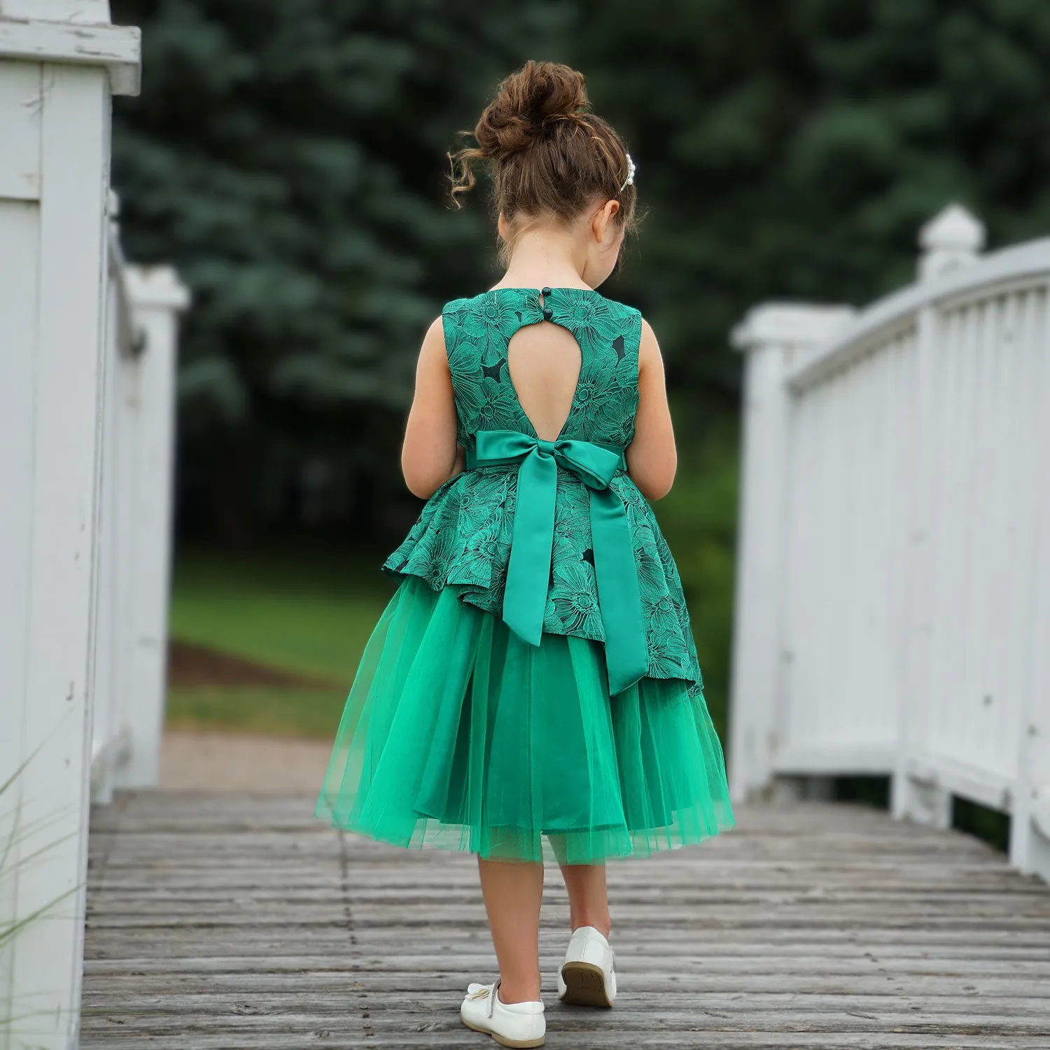 Adelaide Dress - Forest Green