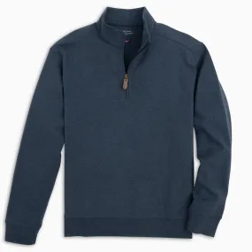 Andy Thornal Men's 1/4 Zip Long Sleeve Sweater- Navy 160510-41