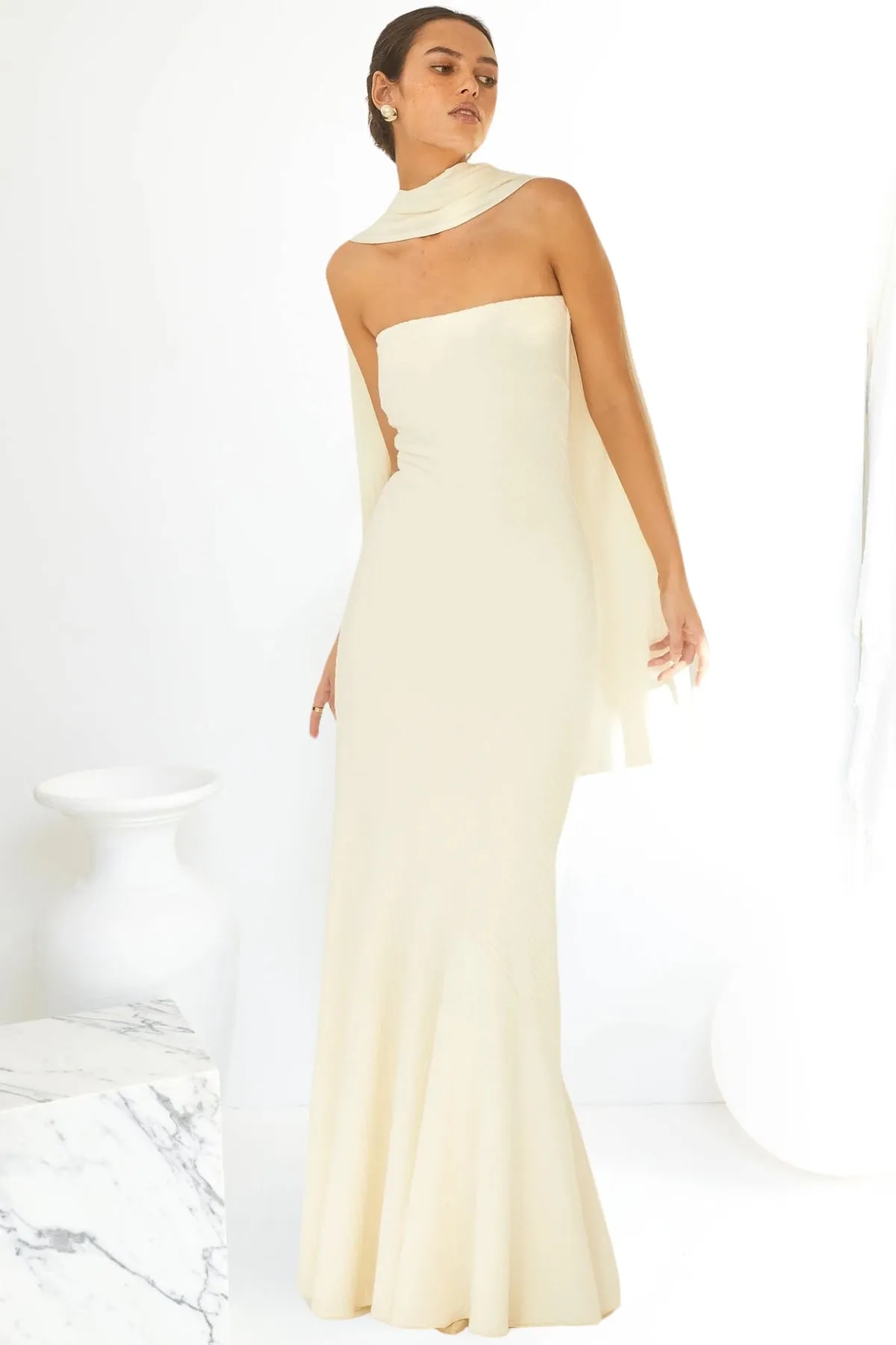 Arcina Ori Juliana Dress (Ivory)