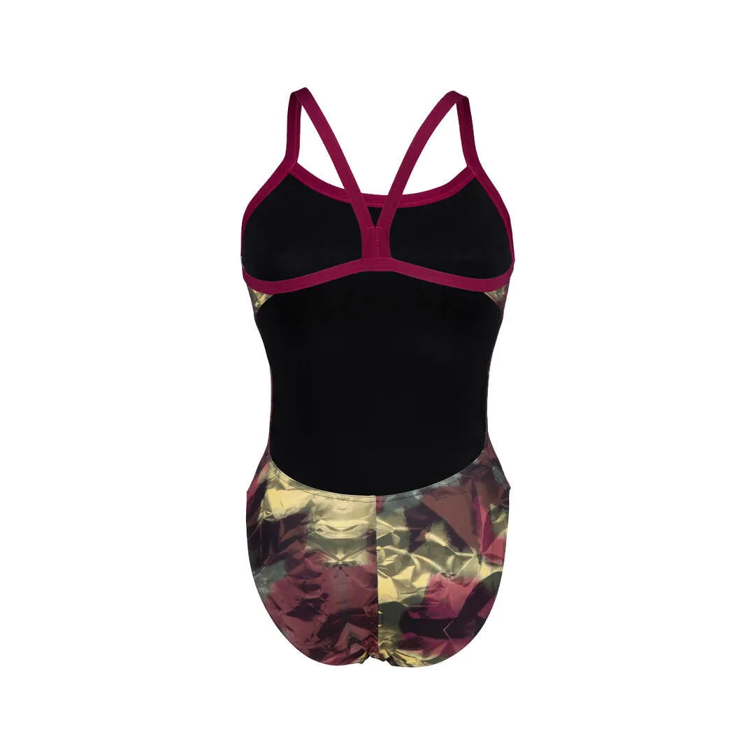 arena Women's Hero Camo Challenge Back One Piece Swimsuit