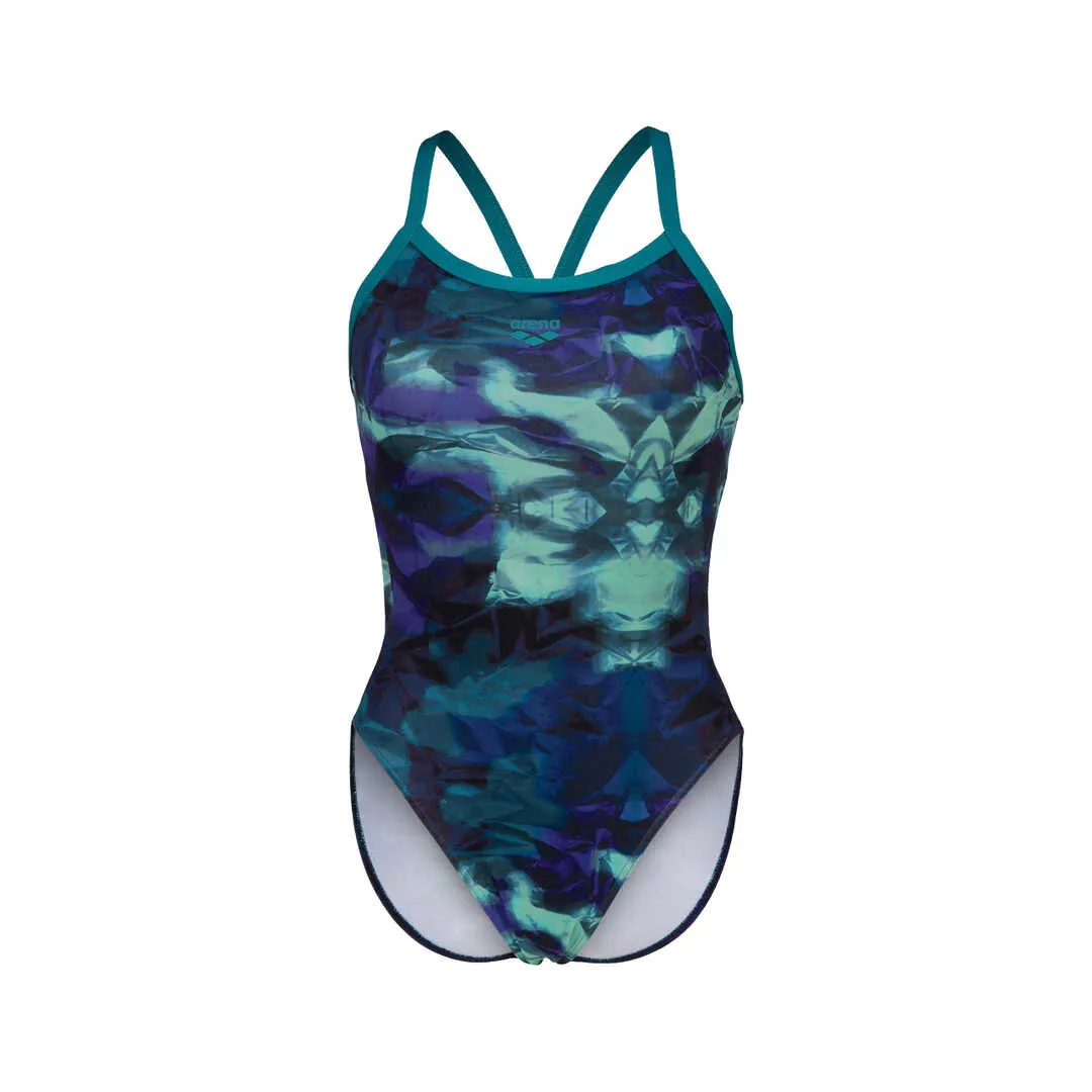 arena Women's Hero Camo Challenge Back One Piece Swimsuit