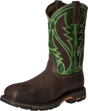 Ariat Men's Workhog Wide Square Venttek Composite Toe Work Boot Western Leather