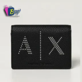 A.R.M.A.N.I E.X.C.H.A.N.G.E Logo Cardholder/Wallet