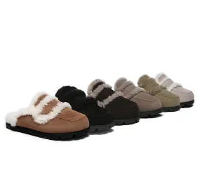 AUSTRALIAN SHEPHERD® UGG Slippers Women Sheepskin Wool Shearling Lined Remi