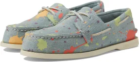 Authentic Original 2-Eye Pride Sperry Boat Shoes in Blue Multi