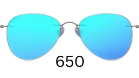 Aviator 650 Mirrored Sunglasses