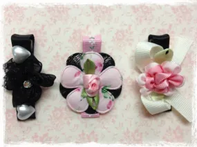 Baby & Girl Flower Bow Non-slip Hair Clips - Clip67