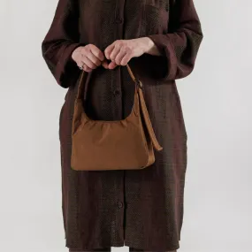 Baggu Mini Nylon Shoulder Bag in Brown