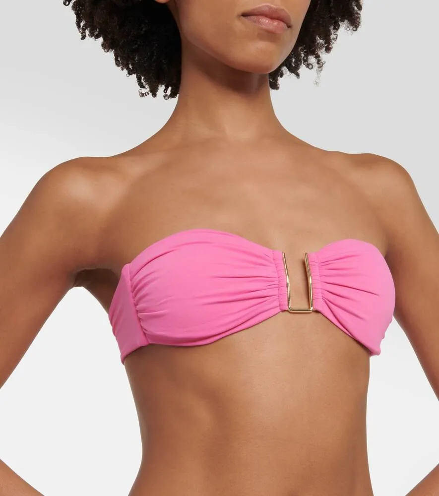 Barcelona bandeau bikini top MELISSA ODABASH, pink