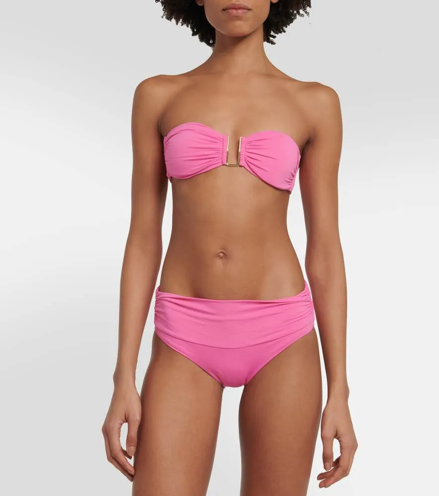 Barcelona bandeau bikini top MELISSA ODABASH, pink