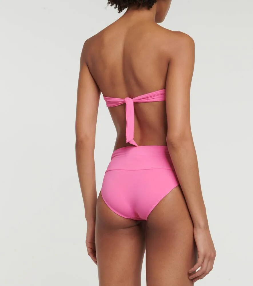 Barcelona bandeau bikini top MELISSA ODABASH, pink