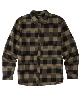 Billabong Coastline Flannel L/S Shirt-Black