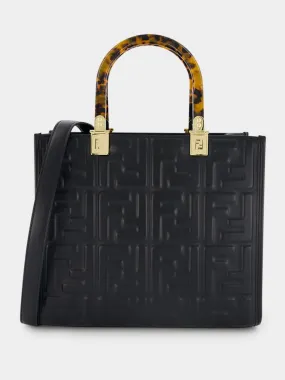 Black Leather Shopper