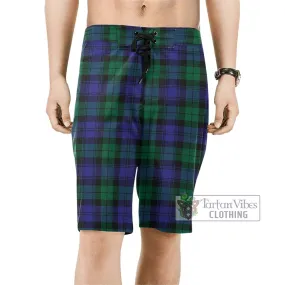 Black Watch Modern Tartan Men's Board Shorts