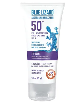 Blue Lizard Sport Mineral-Based Sunscreen SPF 50  3oz