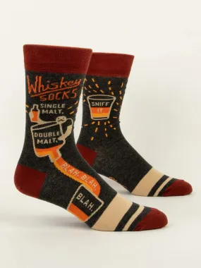 Blue Q Men's Whiskey Crew Socks