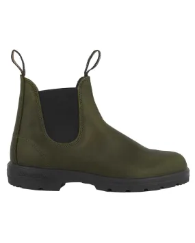 Blundstone 2052 Dark Green Leather Chelsea Boots