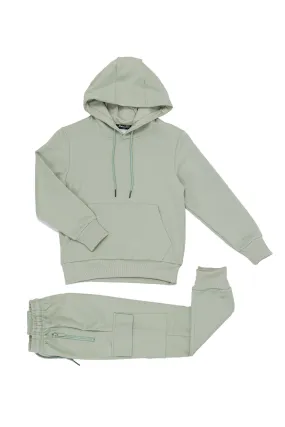 Boom Paris Combat Jogging Set Light Green