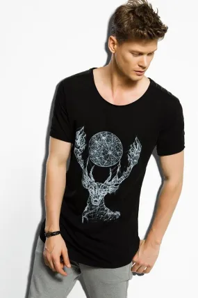 Boss Deer Graphic Print T-Shirt - Dear Deer