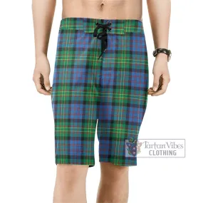 Bowie Ancient Tartan Men's Board Shorts