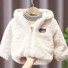 Boys In Autumn and Winter Plus Velvet Thickened Foreign Jacket, Emale Baby Winter Clothes Baby Warm Clothes Children's Clothing, X4737551