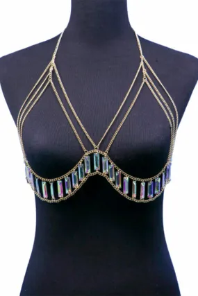 Bra Chain  With Ab Stones