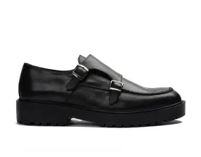 BRIO Genuine Leather Urban Monk – Black