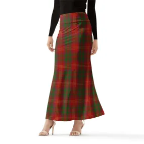 Burns Tartan Womens Full Length Skirt