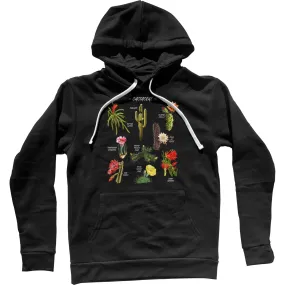 Cactus Botanical Chart Unisex Hoodie