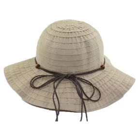 California Hat Company - Short Brim Ribbon Hat