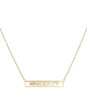 CALL IT OUT  BAR NECKLACE