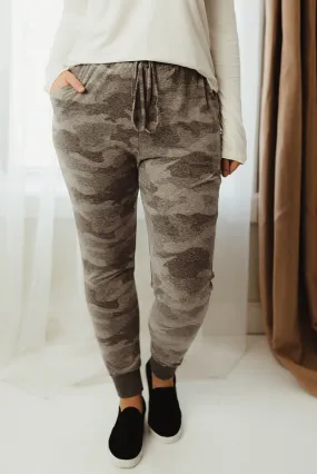 Camo Drawstring Joggers