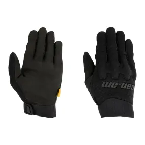 Can-Am  Performance Gloves Ventilated Stretch Touch-Screen Padded Comfort Black