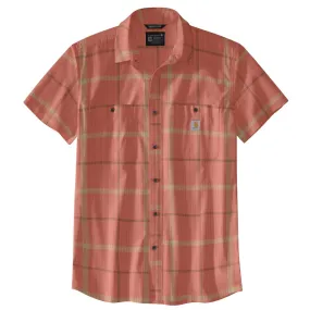 Carhartt 105701 Men's Rugged Flex Relaxed Fit Lightweight Short-Sleeve - Terrecota, X-Large Big Tall