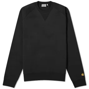 Carhartt Wip Chase Sweater, Black & Gold