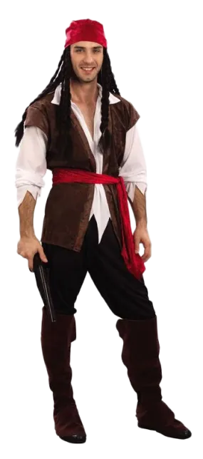 Caribbean Pirate Tropical Sea Raider Fancy Dress