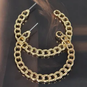 Chain Hoop Earrings