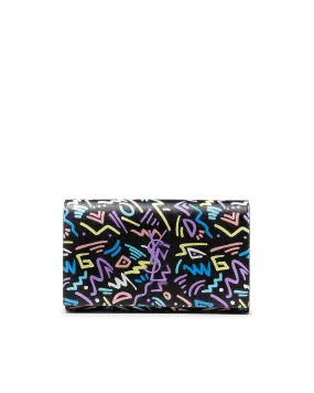 Chain Wallet With Graphic Design