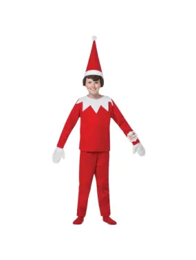 Child Elf on the Shelf Christmas Costume