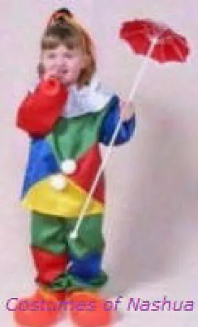 Child Satin Clown Costume