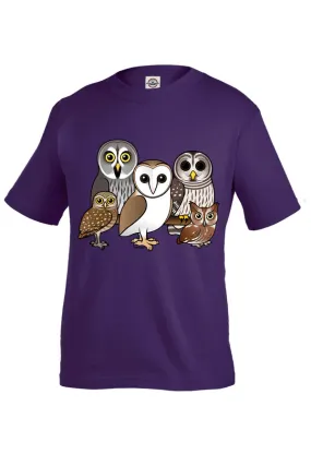 Children's 5 Owls T-Shirt