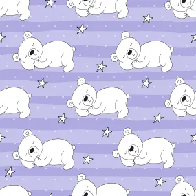 Children's Fabric, Teddy Bear Fabric, Several Colors, Cotton or Fleece 3542