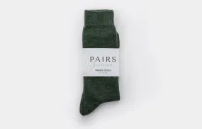 Children's Green Merino Socks