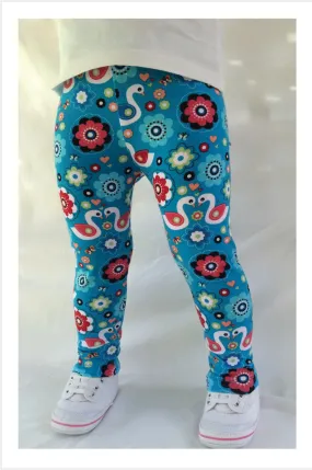 Children's Leggings sewing pattern sizes 1 - 12 years, for boys and girls.